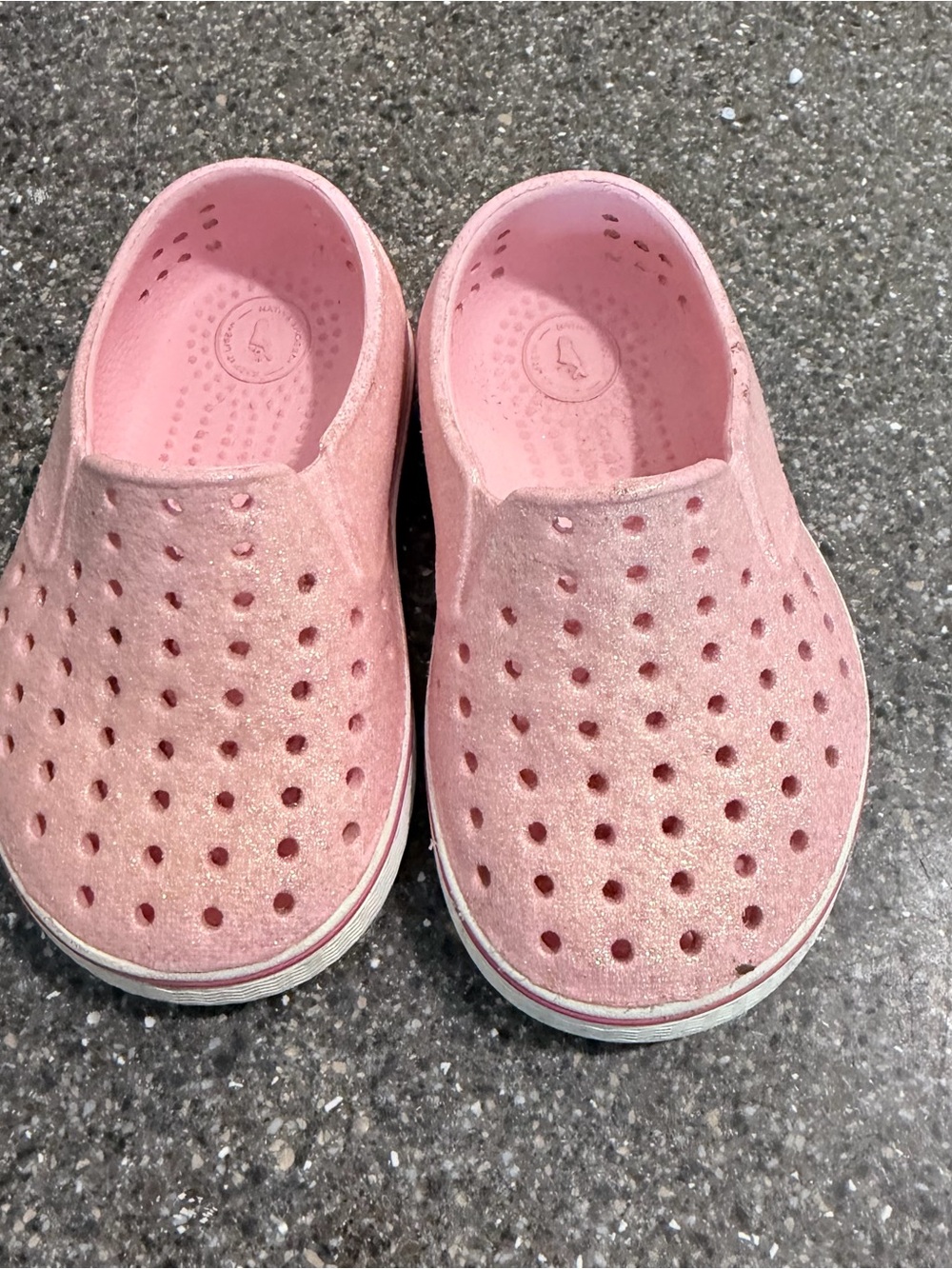 Native Shoes Kids Pink Sparkling